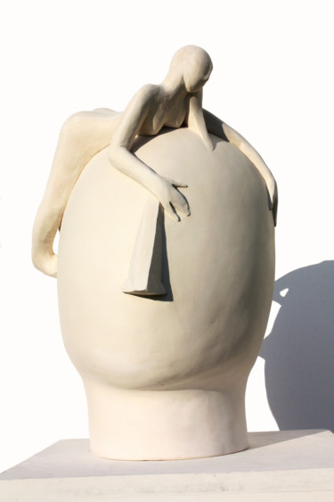 Escultura titulada "Out of Mind" por Elisaveta Sivas, Obra de arte original, Arcilla