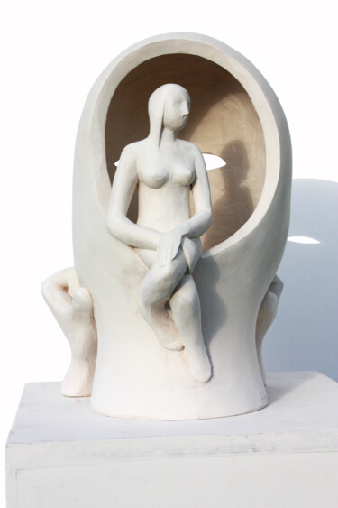 Sculpture titled "Soul" by Elisaveta Sivas, Original Artwork, Clay