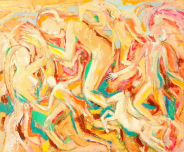 Where am I riding my Horse? Painting titled "Where am I riding m…" by Elisaveta Sivas, Original Art, Oil