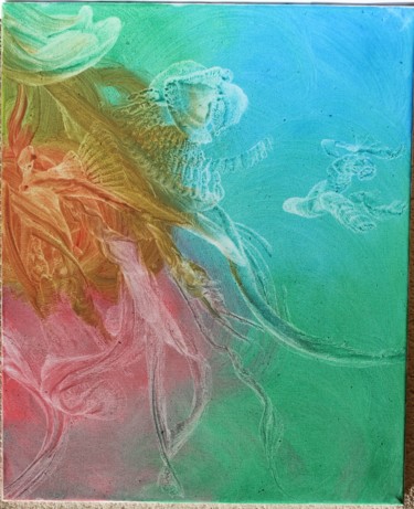 Peinture intitulée "marin rosé" par Elise Latoile, Œuvre d'art originale, Huile