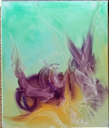 Peinture intitulée "âne" par Elise Latoile, Œuvre d'art originale, Huile
