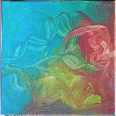 Peinture intitulée "mini-mer" par Elise Latoile, Œuvre d'art originale, Huile