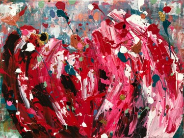 Картина под названием "The Taste of Colors…" - Elise Eekhout, Подлинное произведение искусства, Акрил
