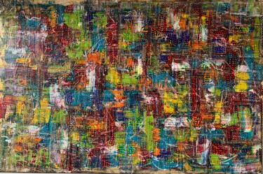 Картина под названием "Labyrinth" - Elise Hameau, Подлинное произведение искусства, Масло