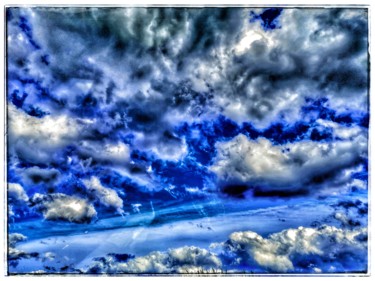 Photographie intitulée "Blue sky" par Elise Maurice, Œuvre d'art originale, Photographie numérique