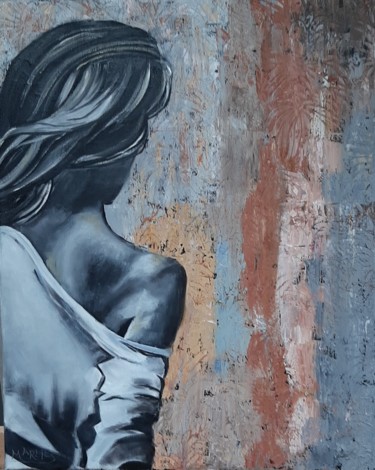 Pintura titulada "Eenzaam en alleen i…" por Elise Wouters, Obra de arte original, Oleo