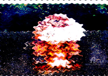 Photography titled "Flammes d'eau" by Elise Vincent, Original Artwork, Digital Photography