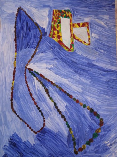 Pintura intitulada "La parure" por Elissa Gucci, Obras de arte originais, Acrílico
