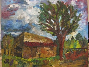 Pintura titulada "Rancho" por Elizabeth S, Obra de arte original