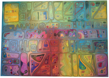Peinture intitulée "Psychée III" par Elisabeth Tiffon (Eli TIFFON CUENCA), Œuvre d'art originale, Aquarelle