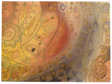 Peinture intitulée "Psychée VI" par Elisabeth Tiffon (Eli TIFFON CUENCA), Œuvre d'art originale, Aquarelle