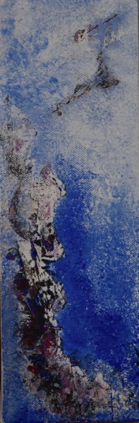 Peinture intitulée "L'Ange harponné par…" par Elitrompe, Œuvre d'art originale, Acrylique