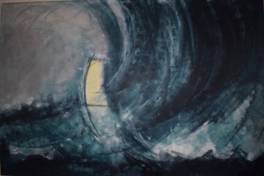 Peinture intitulée "Windsurf" par Elitrompe, Œuvre d'art originale, Acrylique Monté sur Châssis en bois