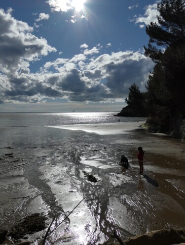 Fotografia zatytułowany „Plage des Nonnes, M…” autorstwa Elitrompe, Oryginalna praca, Fotografia filmowa