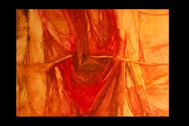 Peinture intitulée "Les Artères communi…" par Elitrompe, Œuvre d'art originale, Pastel