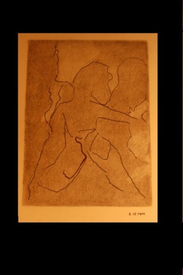 Peinture intitulée "La Femme cheval" par Elitrompe, Œuvre d'art originale, Autre