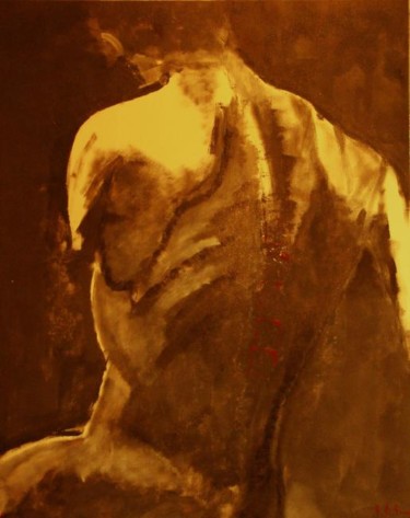 Peinture intitulée "Le Danseur manchot" par Elitrompe, Œuvre d'art originale, Huile