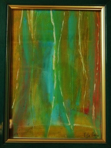Peinture intitulée "Les Algues bleues" par Elitrompe, Œuvre d'art originale