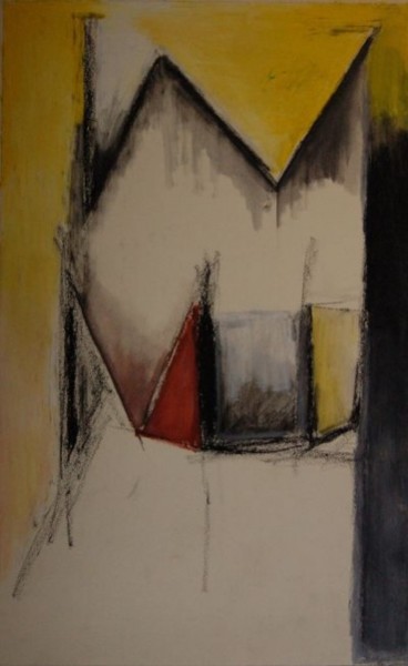 Peinture intitulée "Le Cul de sac" par Elitrompe, Œuvre d'art originale, Huile