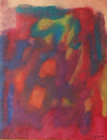 Malerei mit dem Titel "Songe Technicolor" von Elitrompe, Original-Kunstwerk, Pastell