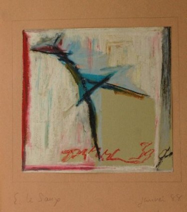 Pintura titulada "La Danseuse" por Elitrompe, Obra de arte original, Pastel