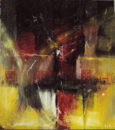 Peinture intitulée "L'Echappée" par Elitrompe, Œuvre d'art originale, Huile