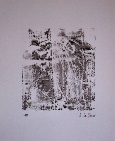 Gravures & estampes intitulée "Frémissements" par Elitrompe, Œuvre d'art originale, Gravure