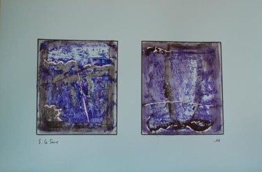 Estampas & grabados titulada "Double ligne de mire" por Elitrompe, Obra de arte original