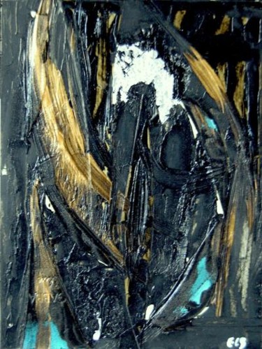 Peinture intitulée "La sorcière de Gabba" par Elitrompe, Œuvre d'art originale, Huile