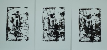 Gravures & estampes intitulée "Nuances (Largo, Len…" par Elitrompe, Œuvre d'art originale, Gravure