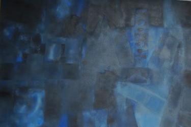 Картина под названием "Blue Light" - Elitrompe, Подлинное произведение искусства, Гуашь