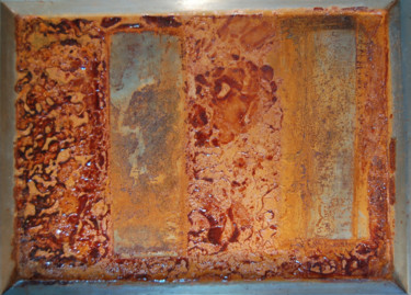 Painting titled "Corrosion I" by Elitrompe, Original Artwork, Acrylic