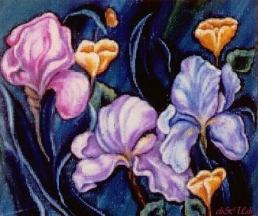 Pintura titulada "Iris" por Tona, Obra de arte original