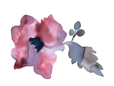 Malerei mit dem Titel "Floral No. 29" von Elizabeth Becker, Original-Kunstwerk, Aquarell