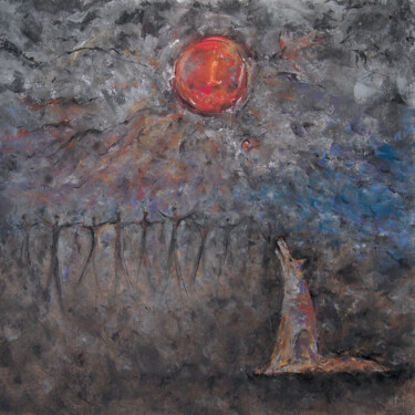 Zeichnungen mit dem Titel "Moondance" von Elizabeth Kuntz, Original-Kunstwerk, Pastell