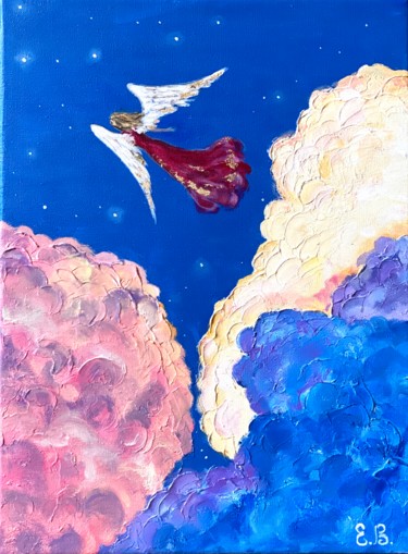 Картина под названием "Мой сон" - Елизавета Вершинина, Подлинное произведение искусства, Акрил Установлен на Деревянная рама…