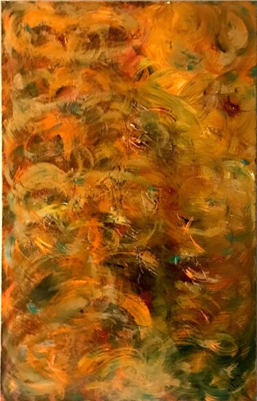 Painting titled "energy" by Elizabeth Villamil, Original Artwork, Acrylic
