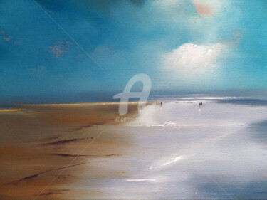 Painting titled "A Far Horizon" by Elizabeth Williams, Original Artwork, Oil