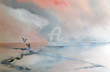 Картина под названием "CRY FREEDOM 2" - Elizabeth Williams, Подлинное произведение искусства, Масло