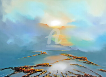 Pintura titulada "When Heaven Sings t…" por Elizabeth Williams, Obra de arte original, Oleo