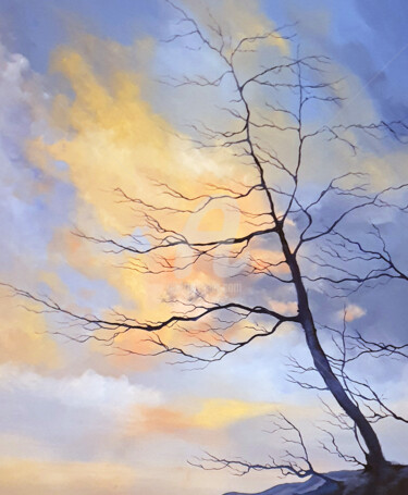 The Sentinel Peinture intitulée "The Sentinel" par Elizabeth Williams, Œuvre d'art originale, Huile