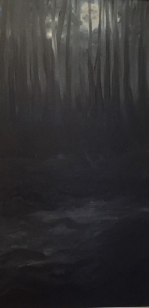 Painting titled "Black Forest.jpg" by Eliza Matica, Original Artwork, Oil