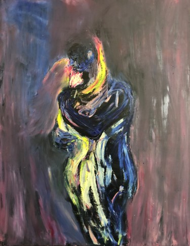 Картина под названием "Reunion" - Eliza Matica, Подлинное произведение искусства, Масло