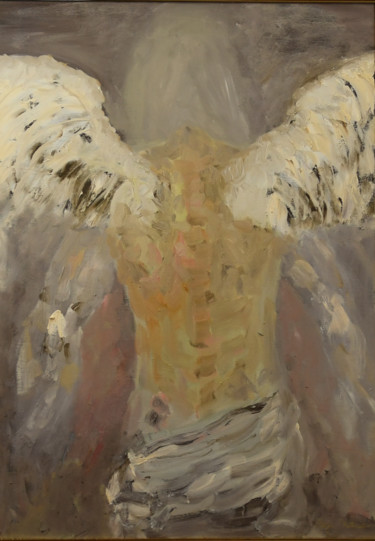 Malerei mit dem Titel "The Messenger" von Eliza Matica, Original-Kunstwerk, Öl