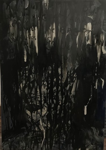 Картина под названием "Distopia" - Eliza Matica, Подлинное произведение искусства, Масло