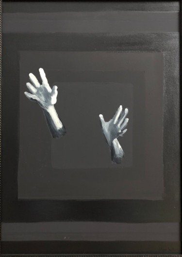 Картина под названием "Abyss" - Eliza Matica, Подлинное произведение искусства, Масло