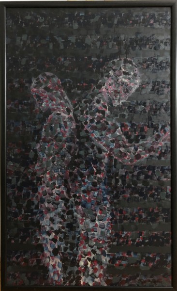 Картина под названием "Eden" - Eliza Matica, Подлинное произведение искусства, Масло