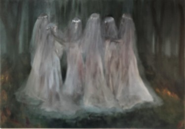 Pittura intitolato "Ielele" da Eliza Matica, Opera d'arte originale, Olio