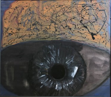 Pintura intitulada "Reflexion" por Eliza Matica, Obras de arte originais, Óleo