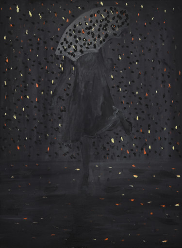 Schilderij getiteld "Happiness |Dancing…" door Eliza Matica, Origineel Kunstwerk, Olie